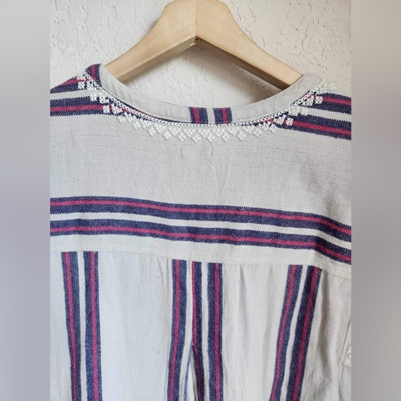 Faherty boho coastal Lagenlook Baja Beach Tunic Dress Size Small new - Picture 8 of 14